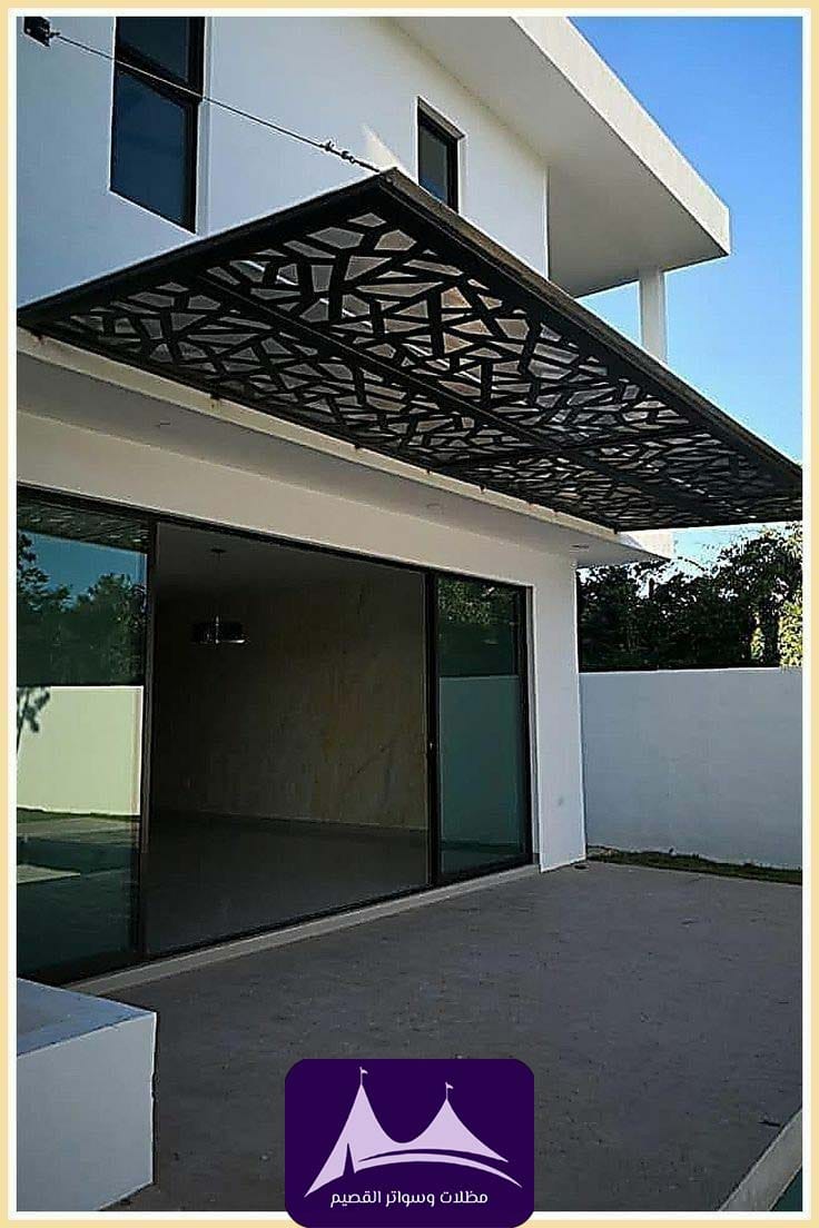 مظلات مداخل منازل القصيم