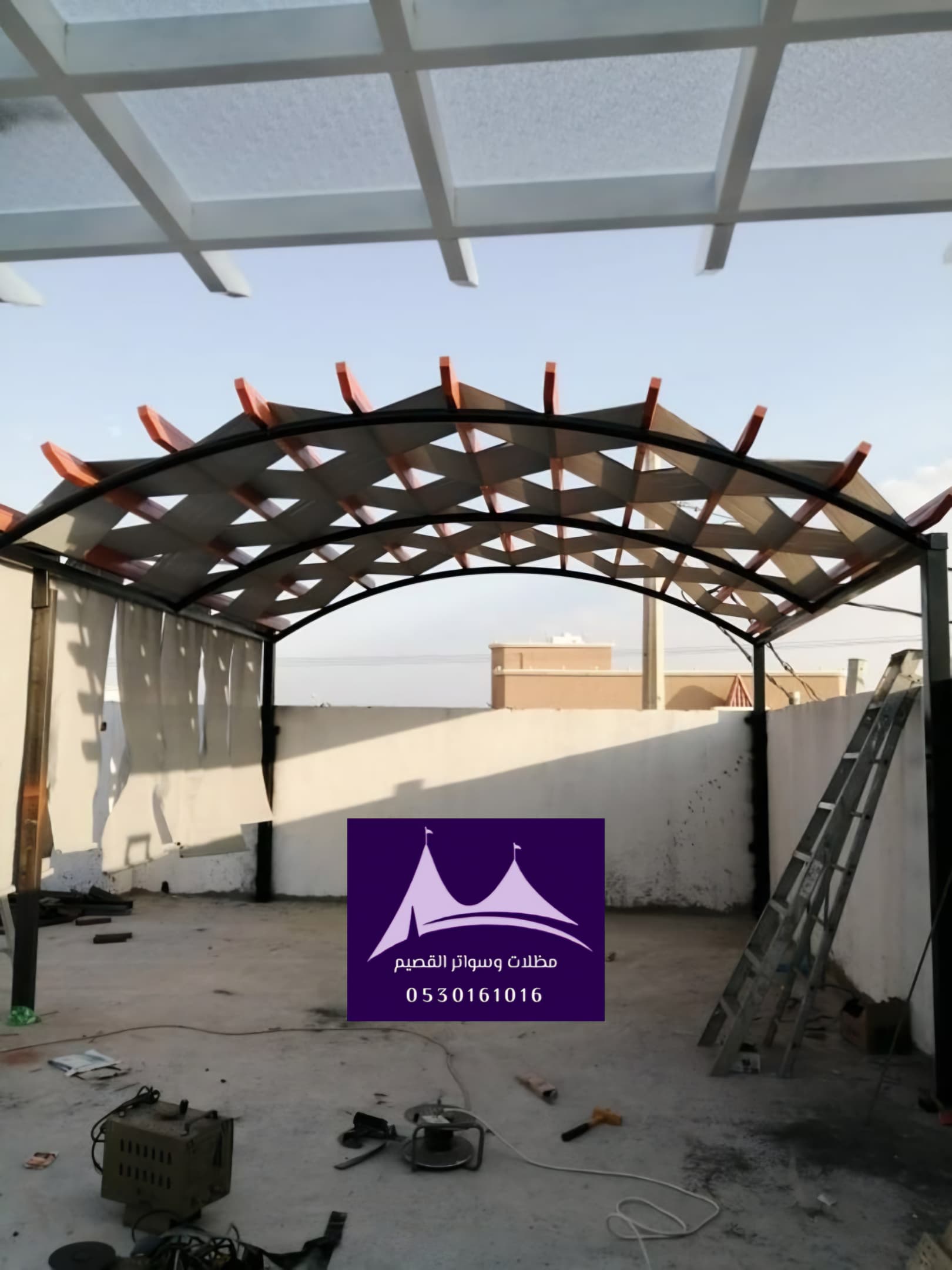 مظلات جلسات سطح القصيم